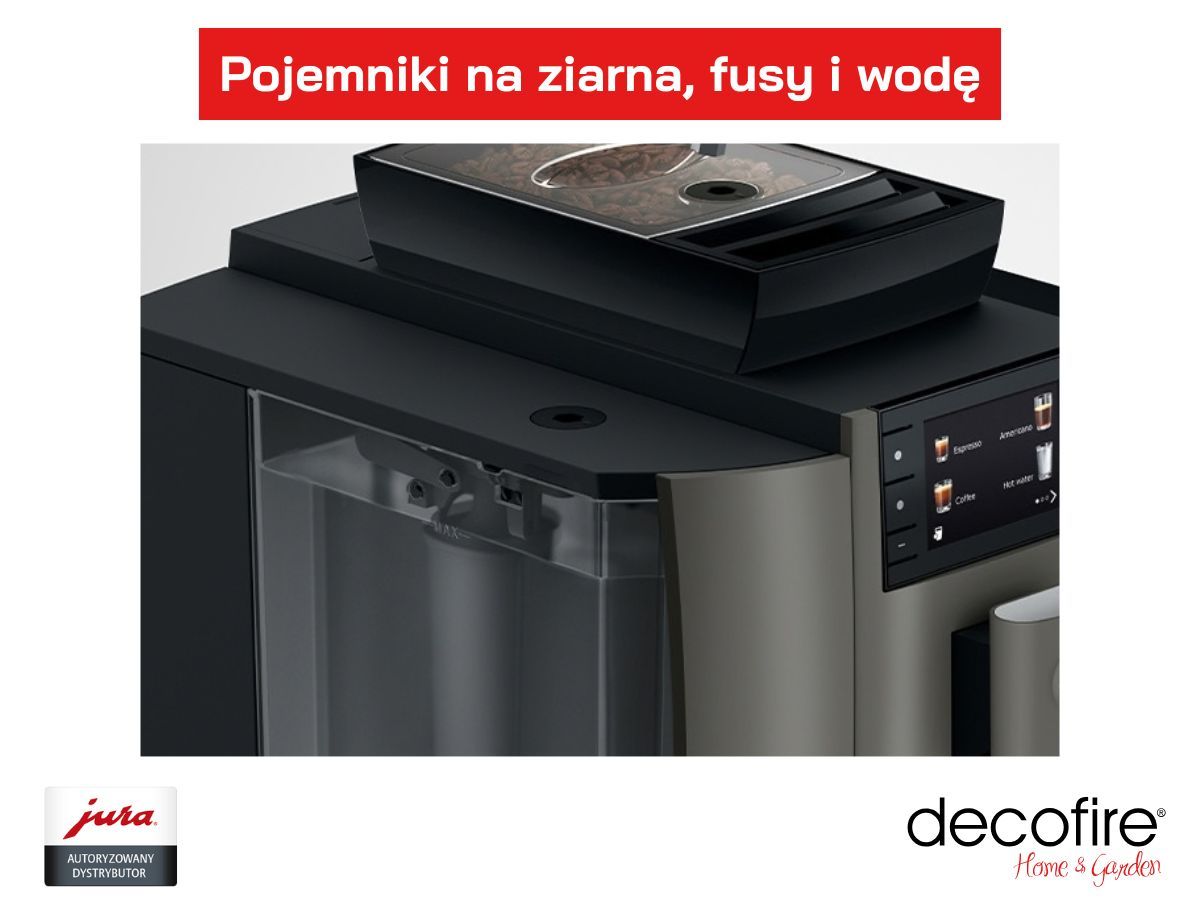 Pojemniki na ziarna, fusy i wodę