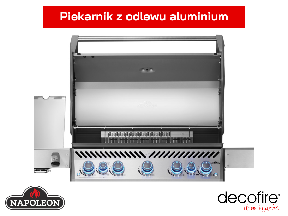 Grill gazowy Napoleon Rogue PRO-S 625 RSIB z piekarnikiem z odlewu aluminium