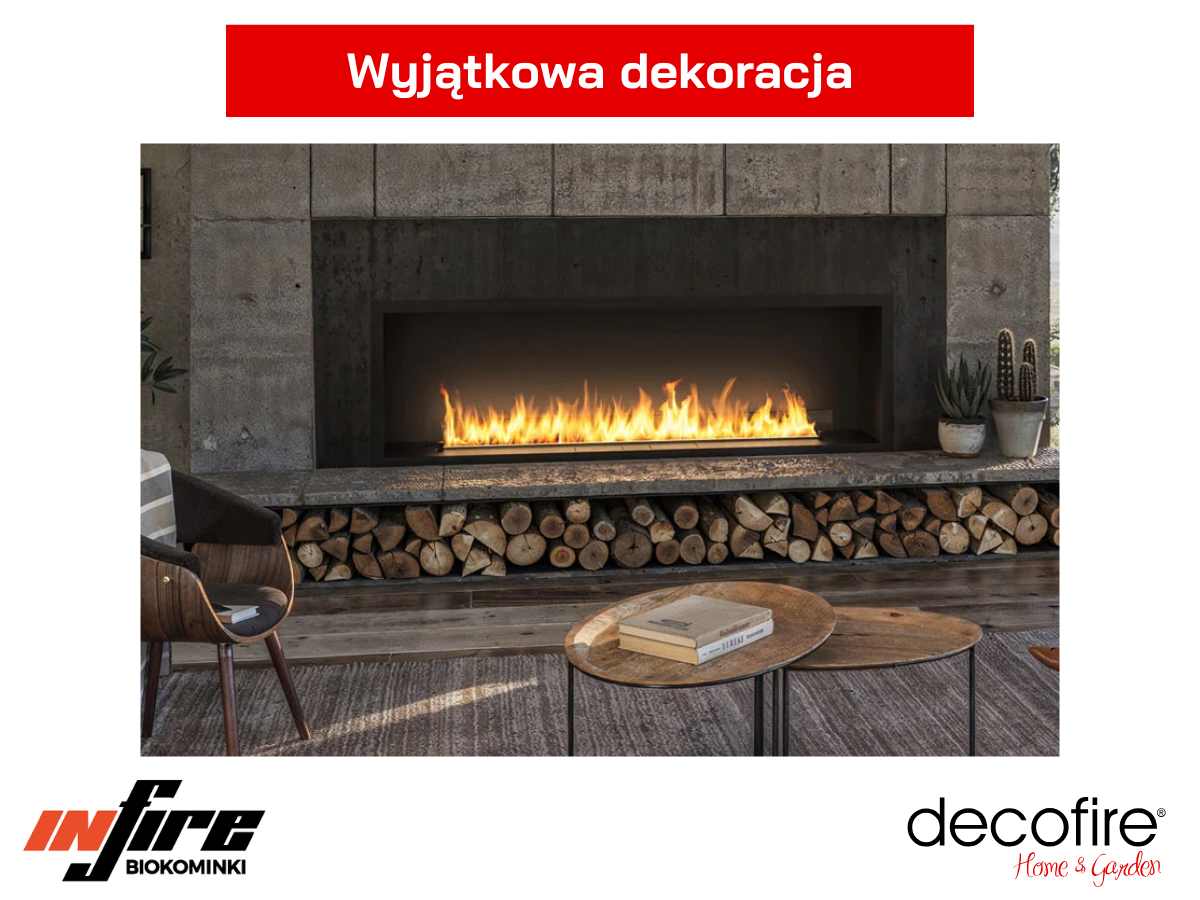 Biokominek do zabudowy Infire Etronic Inside 1800 – wyjątkowa dekoracja