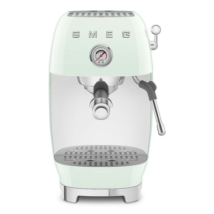 Ekspres kolbowy do kawy Pastelowa zieleń Smeg (ECF03PGEU)