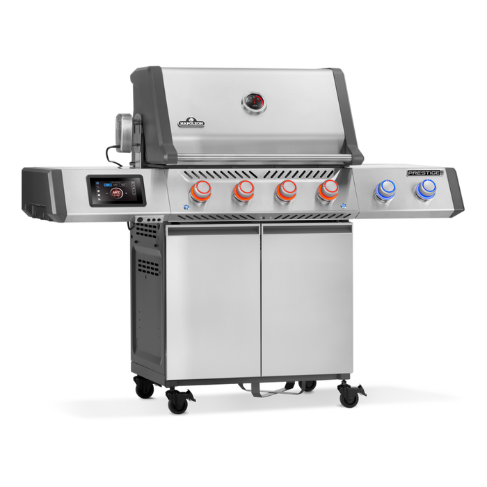 Grill gazowy Napoleon Prestige PRO 500 z palnikiem rożna i palnikiem bocznym Sizzle Zone (PRO500VXRSIBPSS-PL)