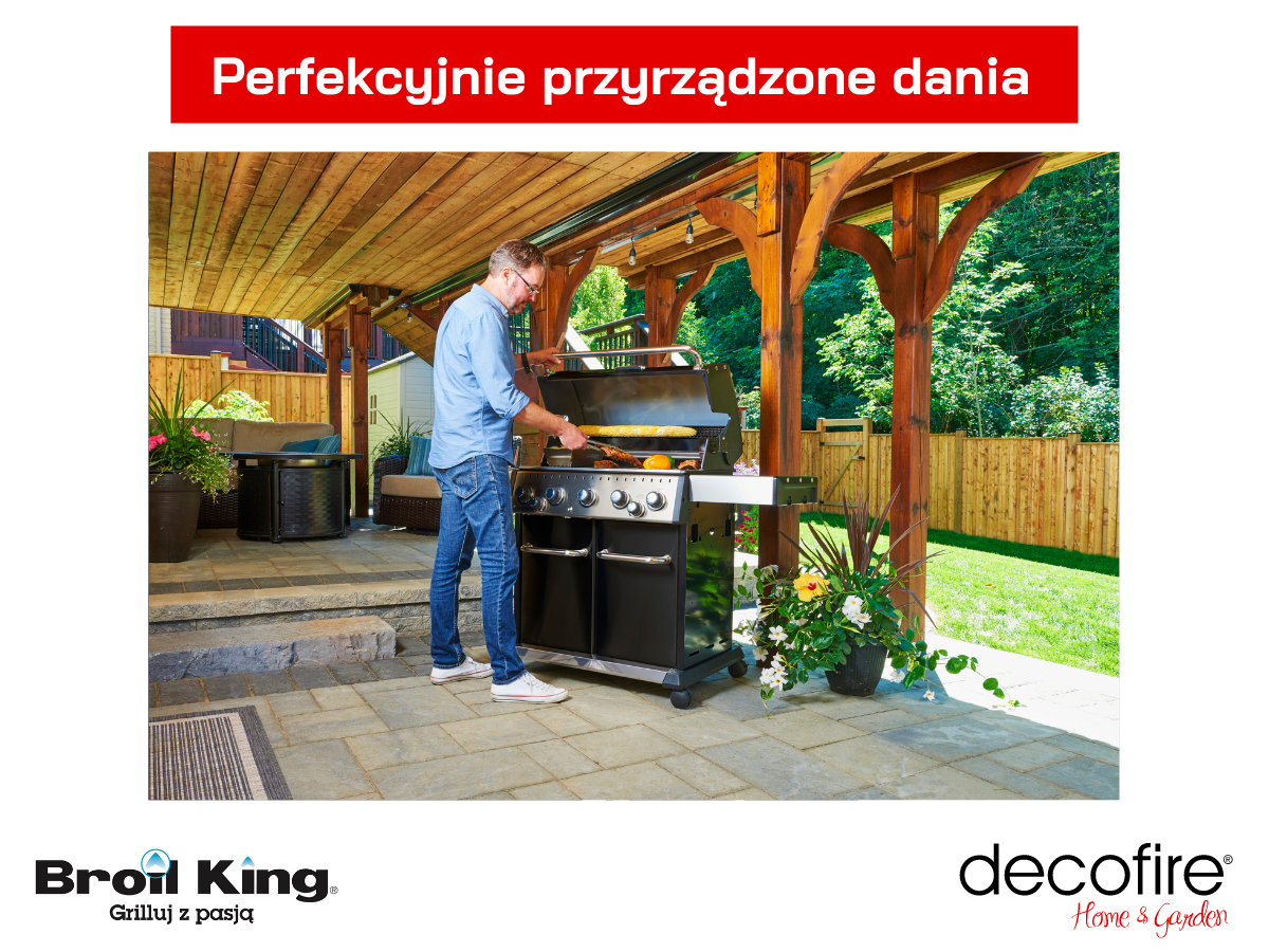 Perfekcyjnie przyrządzone potrawy z zestawem Baron Broil King 