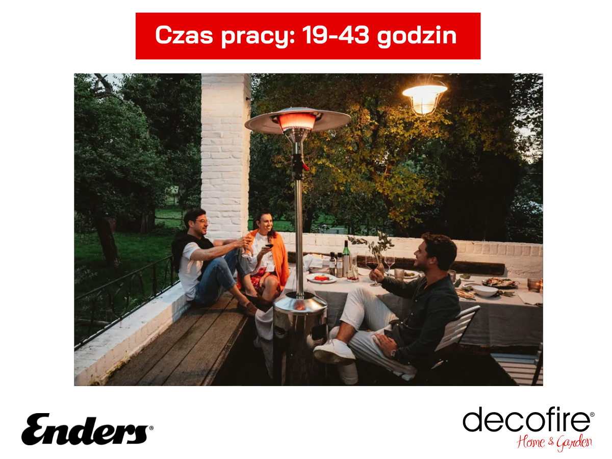 Czas pracy parasola gazowego Enders