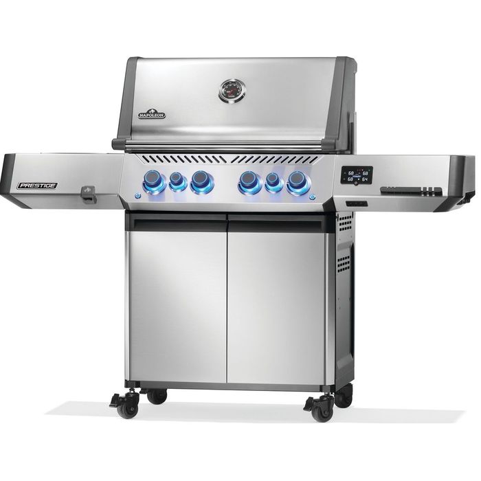 Grill gazowy Napoleon Prestige 500 Connected RSIB z palnikiem rożna i palnikiem bocznym Sizzle Zone WIFI (P500VXRSIBPSS-PL)
