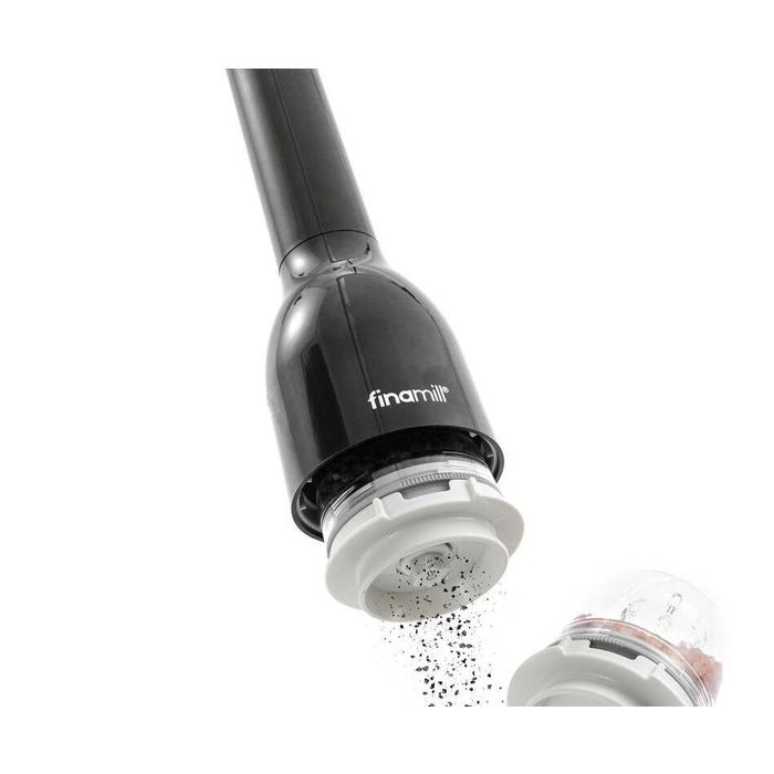 Zestaw Finamill BBQ akumulatorowy USB-C (młynek + 4 pojemniki + tacka)