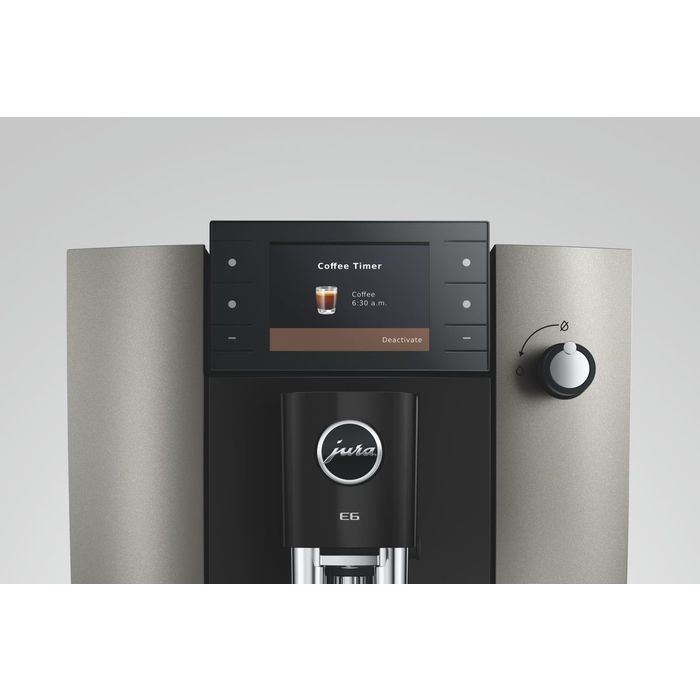 Ekspres do kawy Jura E6 Dark Inox (ED) (15828)