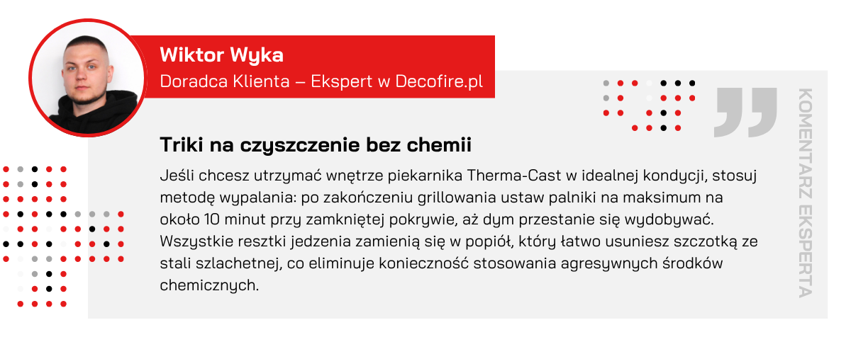 czyszczenie grilla bez chemii - cytat eksperta