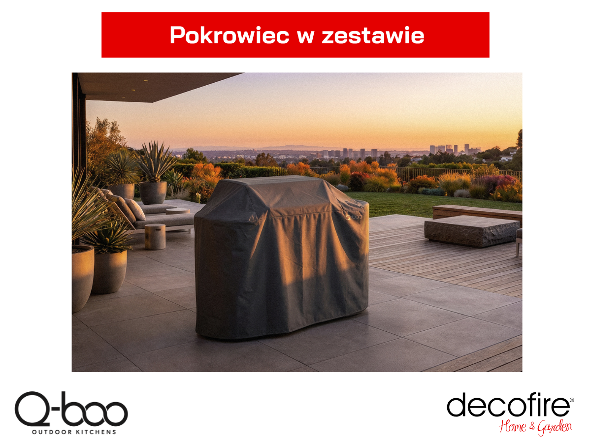 W zestawie wodoodporny pokrowiec