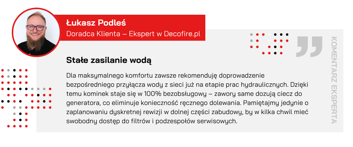 Opinia eksperta o stałym podłączeniu do wody