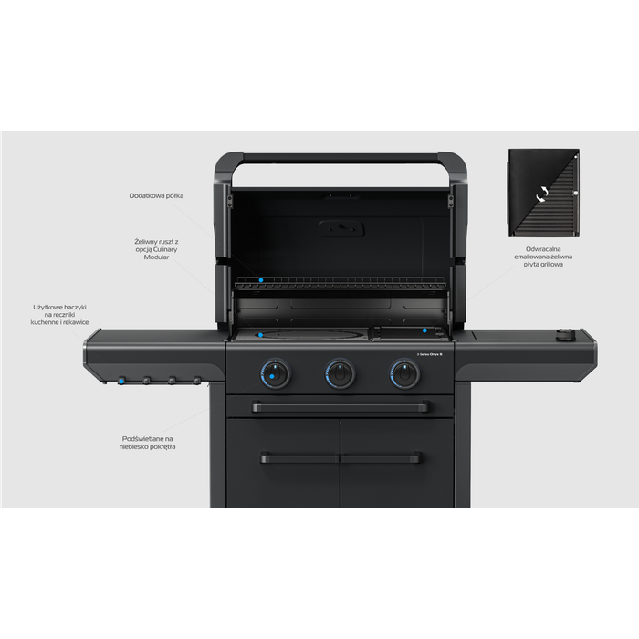 Grill gazowy Campingaz Series Onyx 3 S (2204785)