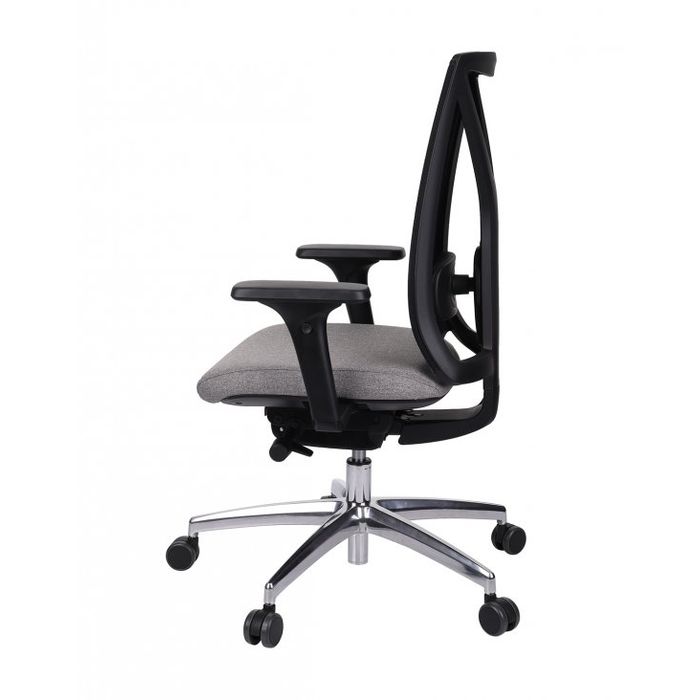 Fotel biurowy Grospol Valio BS black chrome tkanina Flex - 8 kolorów