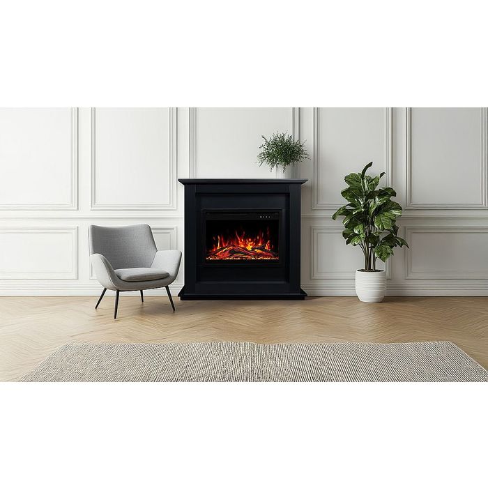 Aflamo kominek elektryczny Sund Black