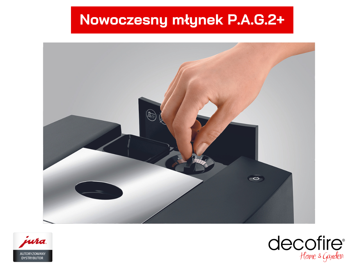 Młynek do kawy P.AG.2+ w ekspresie Jura J8