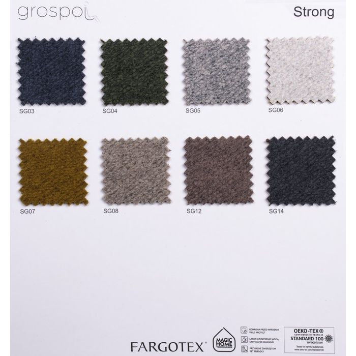 Grospol Ergonomiczny fotel biurowy 4U BS HD chrome tkanina Strong - 8 kolorów