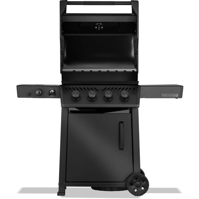 Grill gazowy Napoleon Phantom Freestyle PRO 425 z palnikiem bocznym na podczerwień otwarta pokrywa
