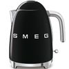 Czajnik 1,7L  50's style Czarny Smeg (KLF03BLEU)