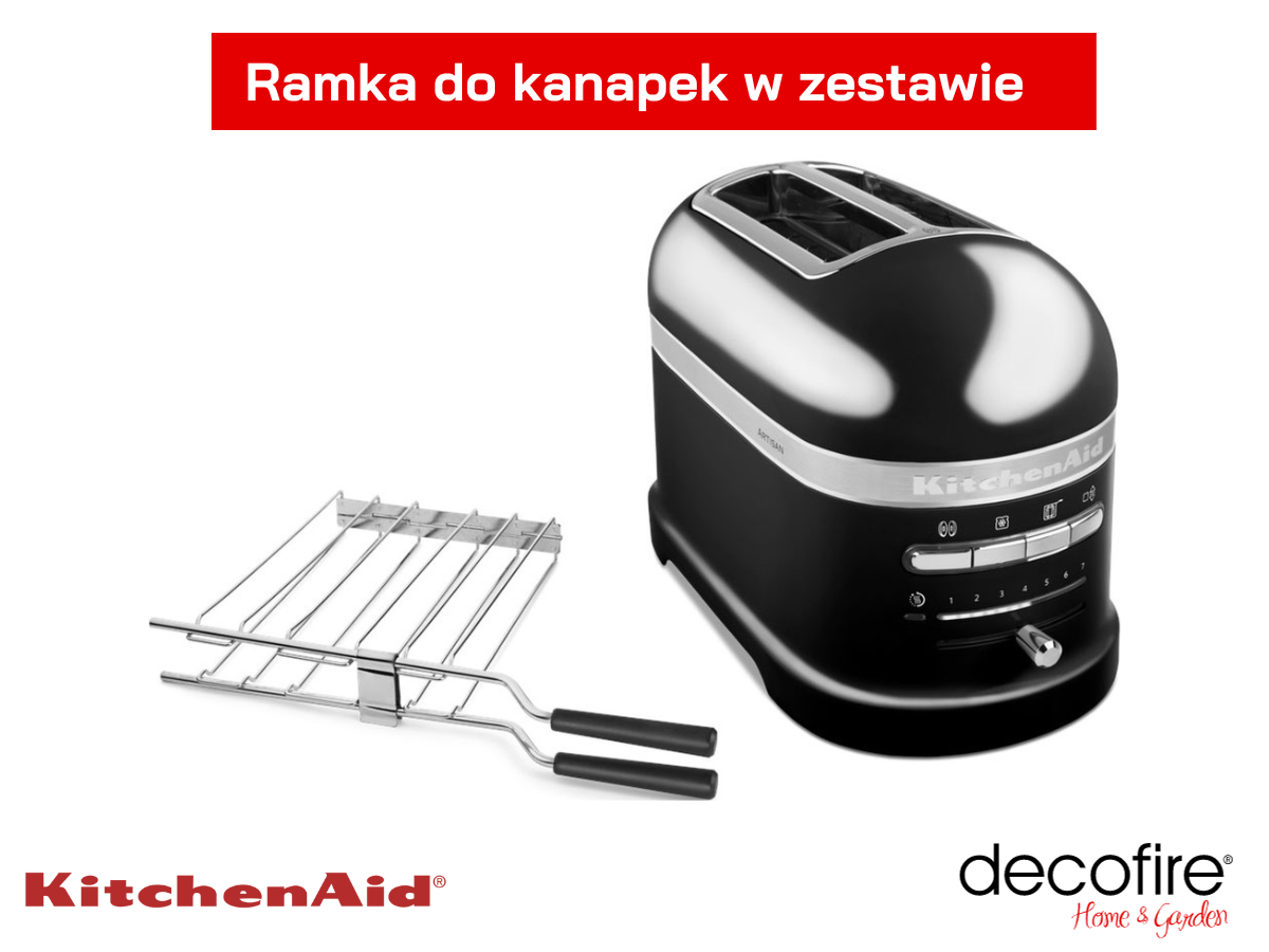 Ramka do kanapek w zestawie z tosterem 2 Artisan Onyx Black KitchenAid