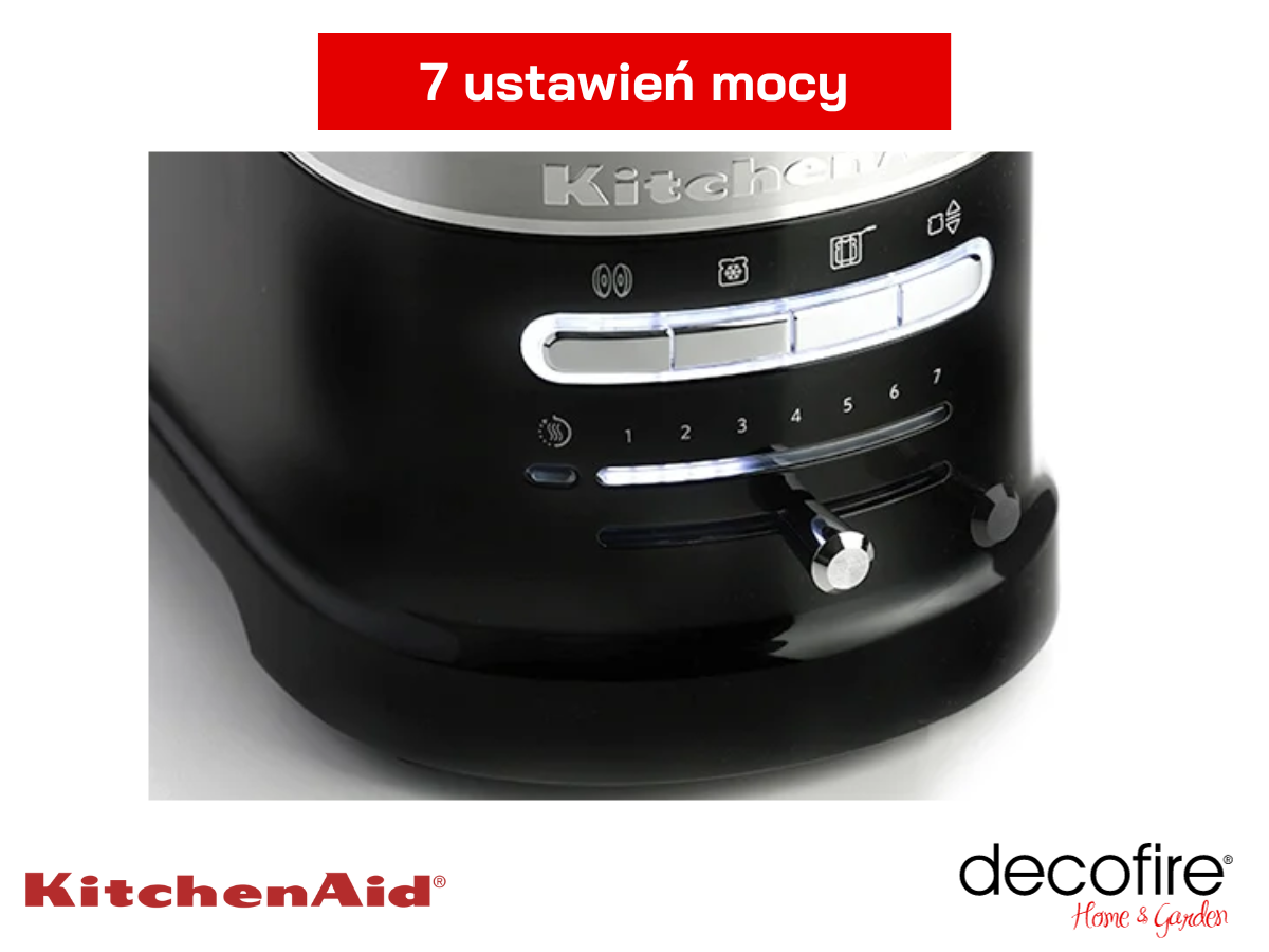 7 ustawień mocy z zegarem odliczającym LED