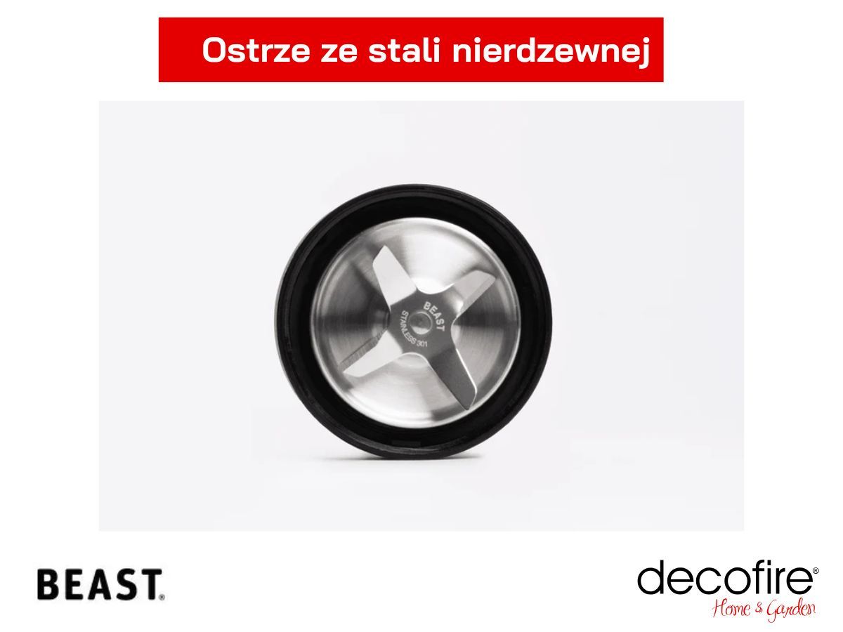 Czteroramienne ostrze ze stali nierdzewnej