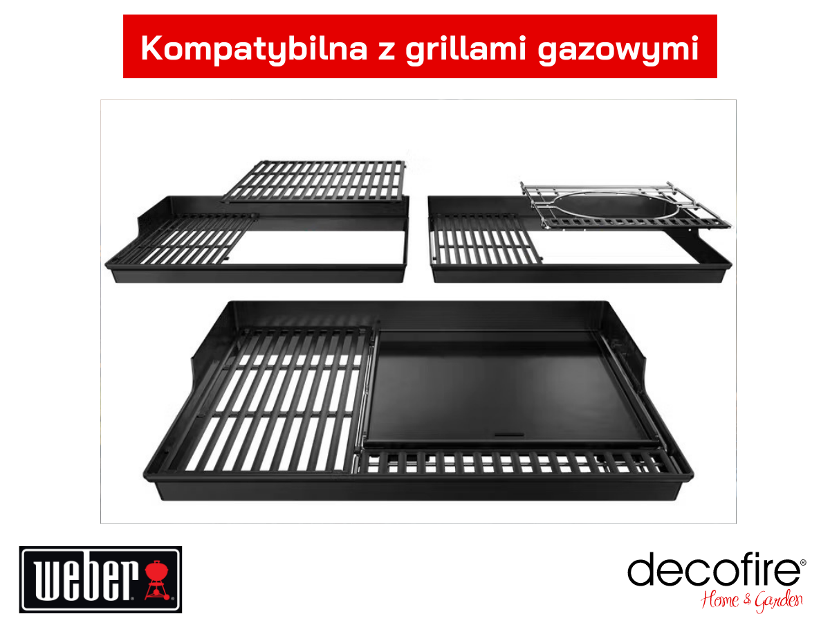 Weber CRAFTED płyta żeliwna kompatybilność