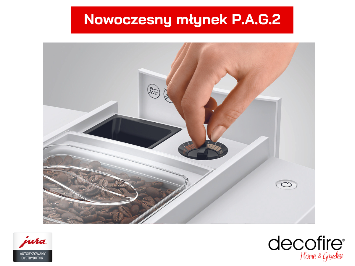 Młynek P.A.G.2+ w ekspresie Jura E8 (EC)