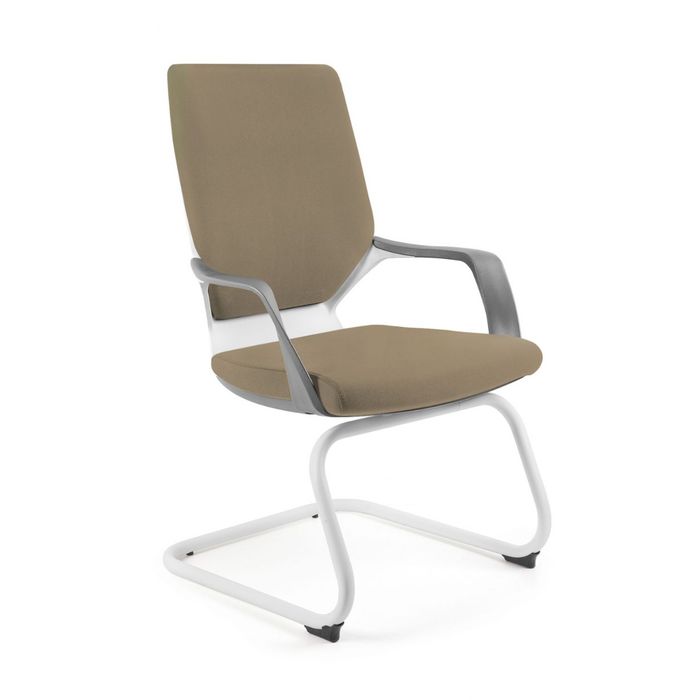 UNIQUE fotel biurowy APOLLO biały/czarny, 18 KOLORÓW (W-901W)