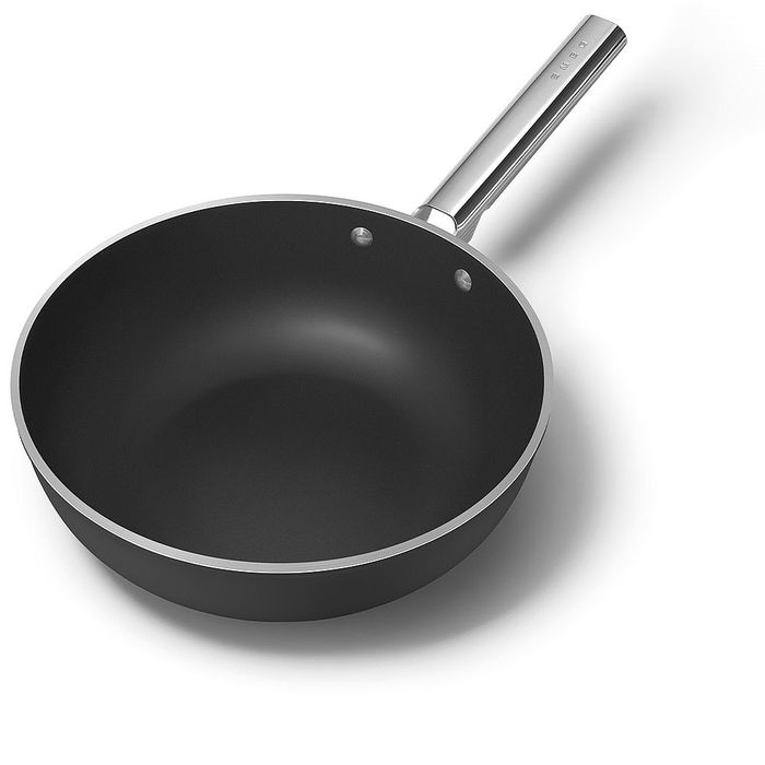 Wok 30 cm Czarny Smeg (WOF3002BLM)