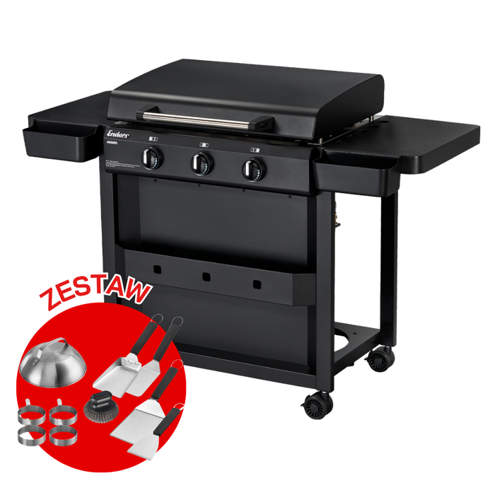 Grill gazowy Enders Amaro Plancha (82216) z 10-częściowym zestawem Plancha (8776) ⭐ PROMOCJA! 