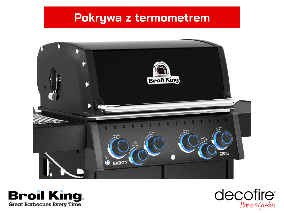 Pokrywa z technologią Roll-On i termometrem Deluxe Accu-Temp™