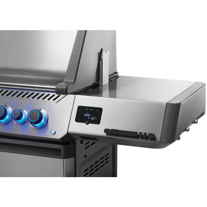 Grill gazowy Napoleon Prestige 665 Connected RSIB z palnikiem rożna i palnikiem bocznym Sizzle Zone WIFI (P665VXRSIBPSS-PL)