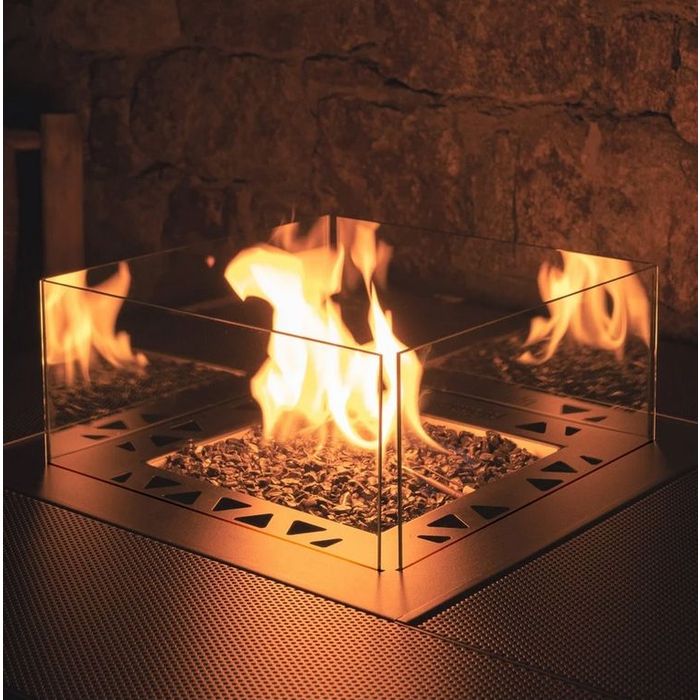 Kominek przenośny Square table na gaz LPG Planika
