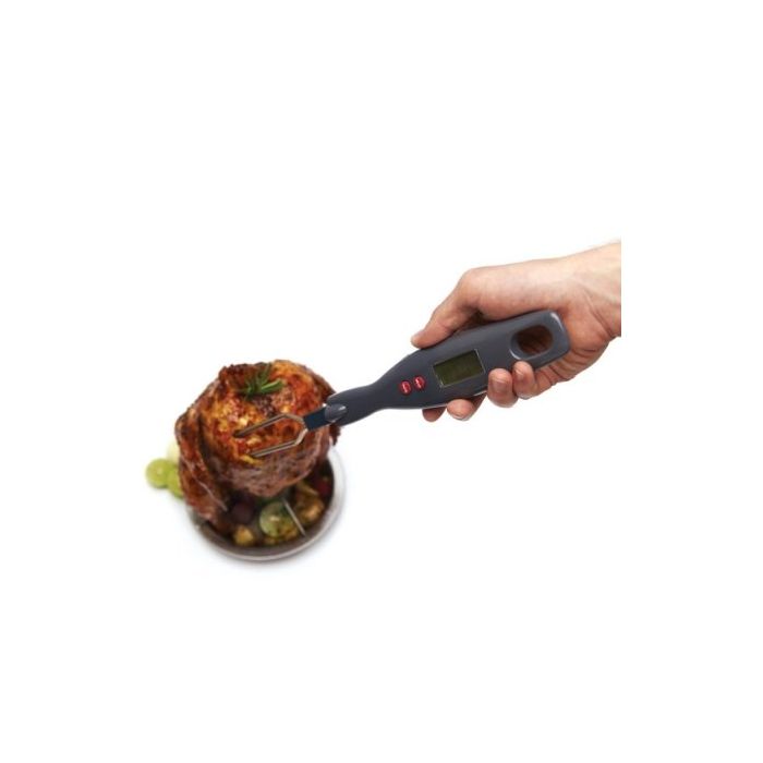 GrillPro: Widelec z termometrem LED (13850)