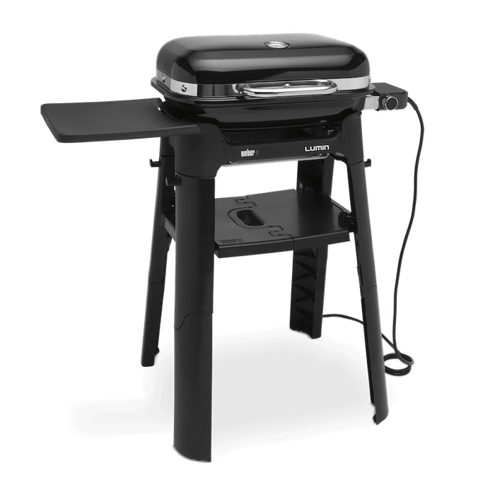 Grill elektryczny Weber Lumin Compact ze stojakiem czarny (91010879)