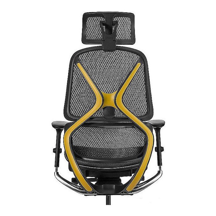 UNIQUE Fotel biurowy Areo-X szara siatka (HX-2501HB-GREY)