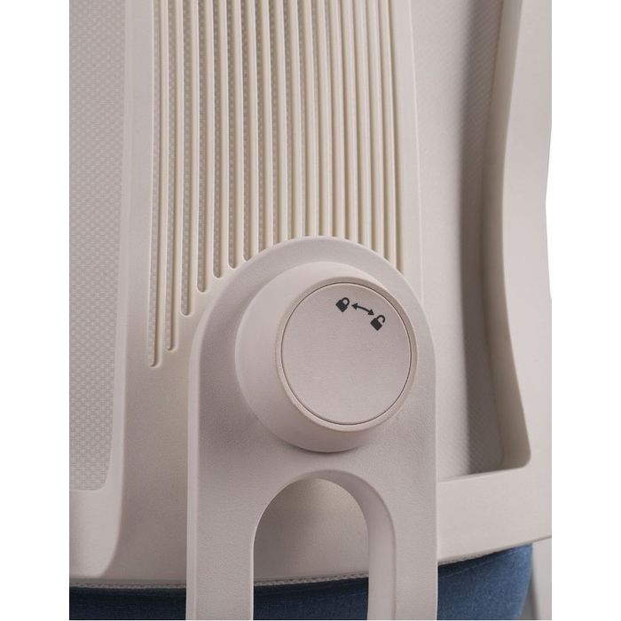 Grospol fotel dla dzieci ErgoJunior WS white / grey / black tkanina Strong - 8 kolorów