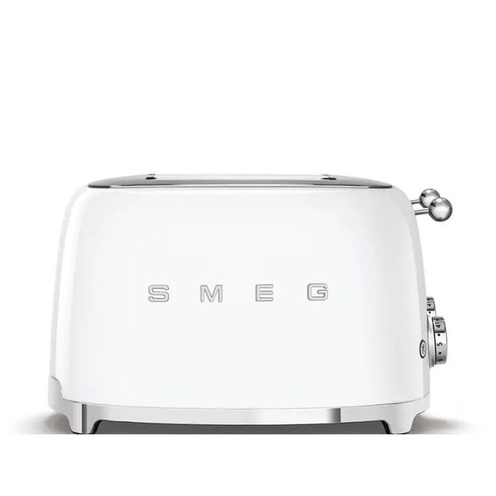 Toster na 4 kromki - 4 kieszenie Smeg Biały (TSF03WHEU)