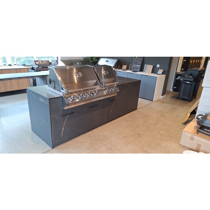 OUTLET - Grill osadzony na kuchni ogrodowej Napoleon Prestige BIPRO 825 (BIPRO825RBIPSS-3-CE) - EKSPOZYCJA
