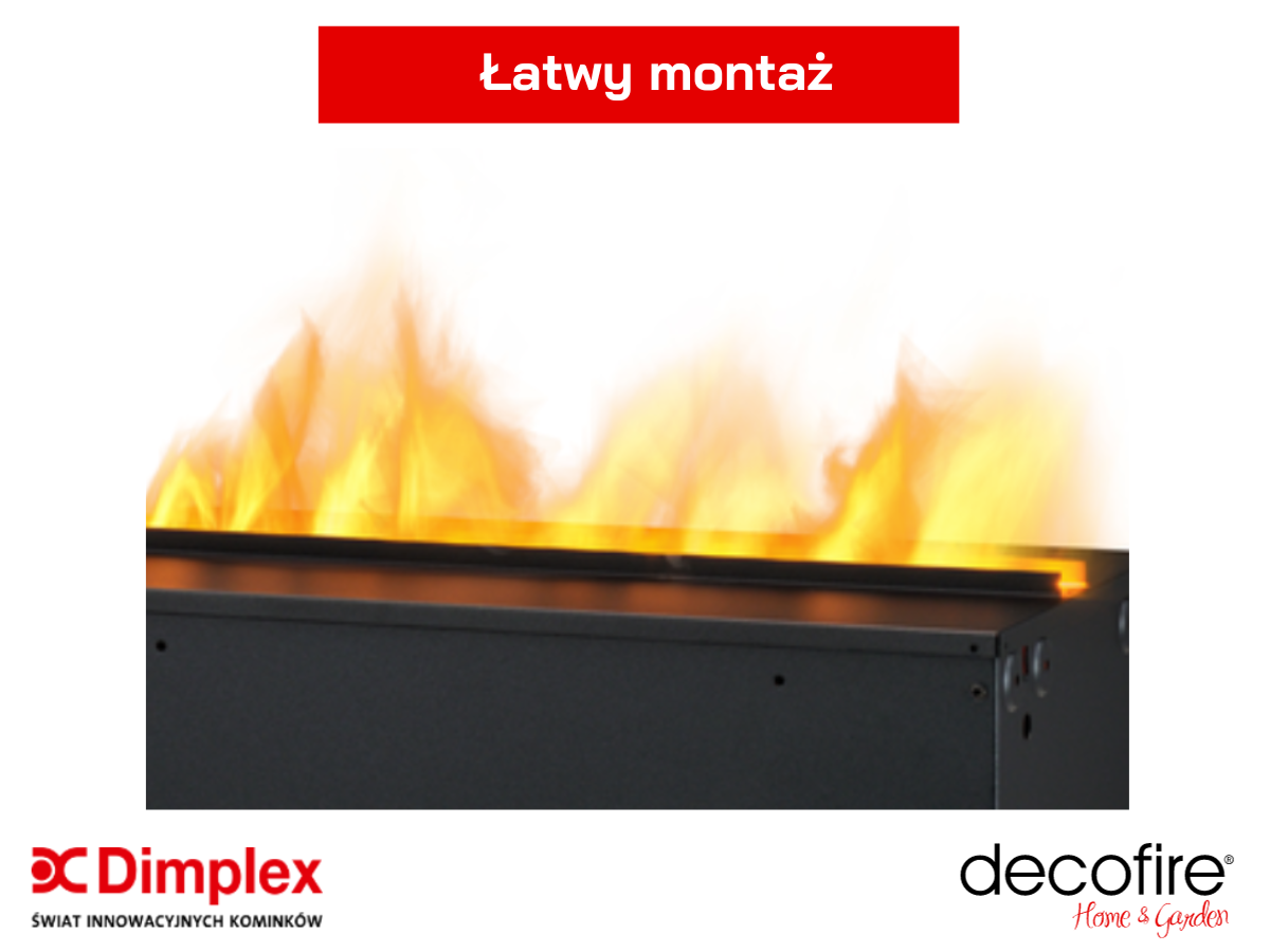 Dimplex kaseta 500 Projects ze stałym podłączeniem do wody Opti-myst – łatwy montaż