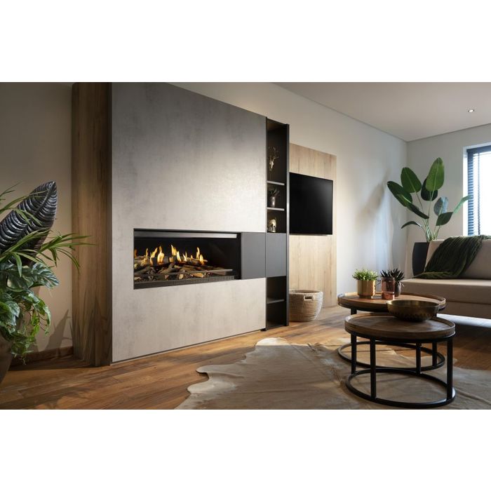 Kalfire kominek elektryczny do zabudowy E-ONE 100F Dual HD