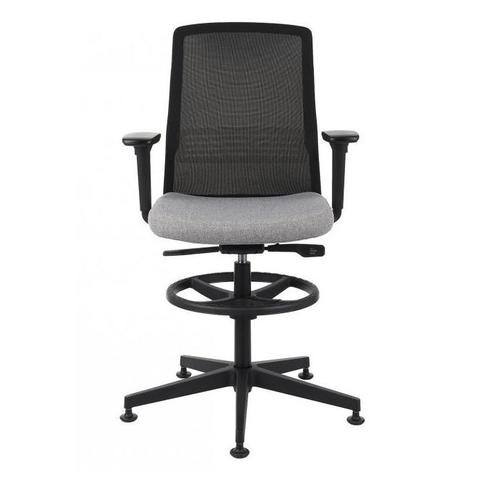 Grospol Krzesło biurowe Coco BS RB black tkanina Seattle - 10 kolorów