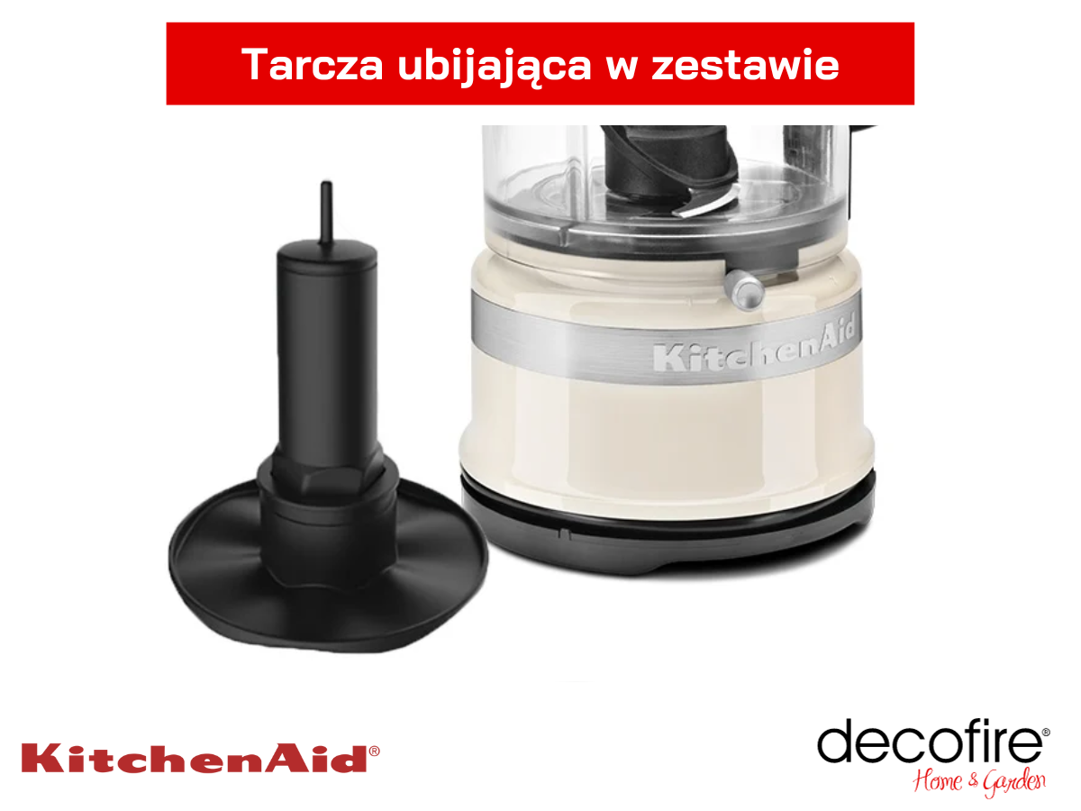 Tarcza ubijająca w zestawie z malakserem MINI 1,1 l Almond Cream KitchenAid