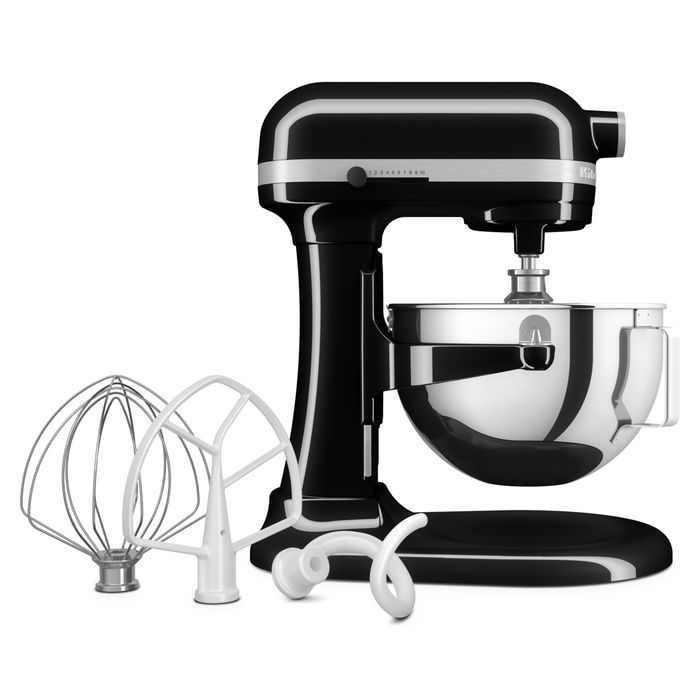 Mikser stojący 5,2 l z podnoszoną dzieżą KitchenAid Heavy Duty, Onyx Black (5KSM55SXXEOB) 