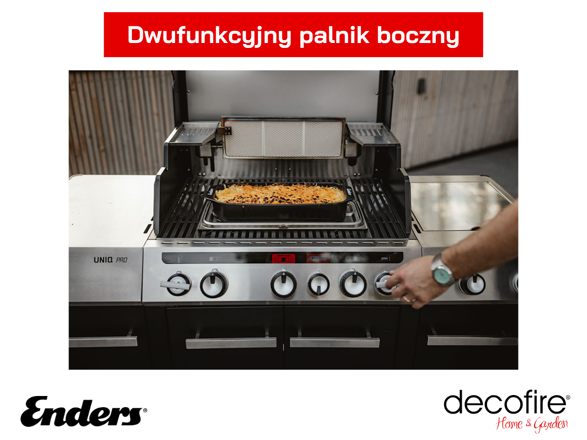 Dwufunkcyjny palnik boczny
