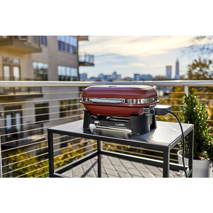 Grill elektryczny Weber Lumin Compact purpurowy (91040979)