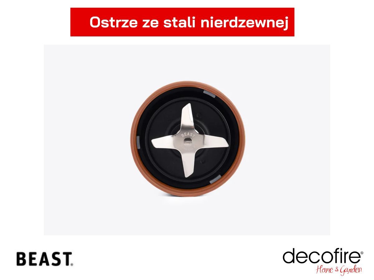 Czteroramienne ostrze ze stali nierdzewnej
