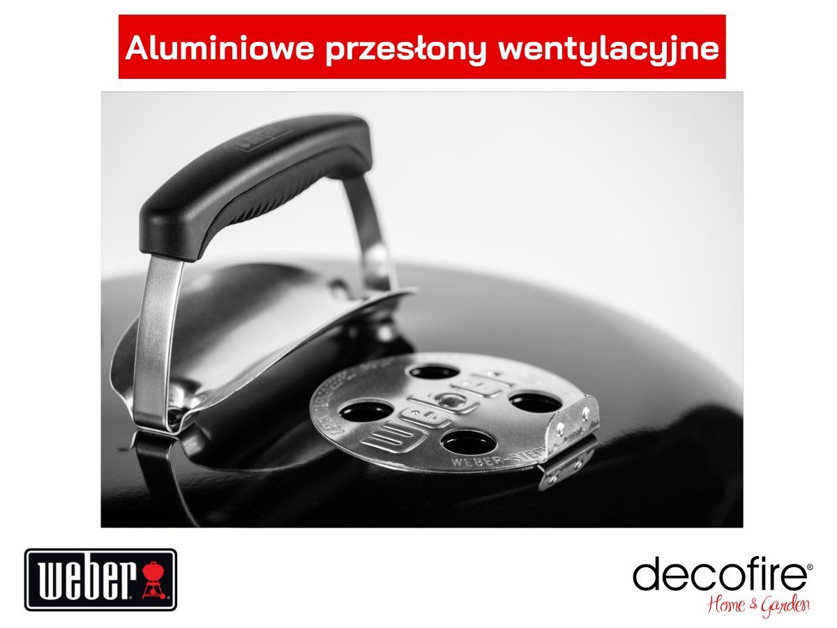 Grill węglowy Master-Touch GBS SE E-5755 – aluminiowe przesłony wentylacyjne
