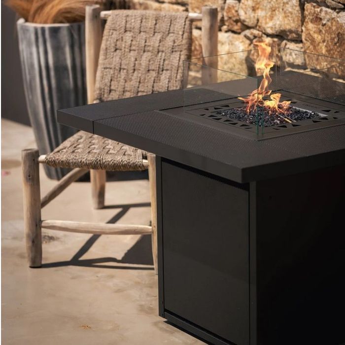 Kominek przenośny Square Table na gaz LPG Planika + pokrowiec