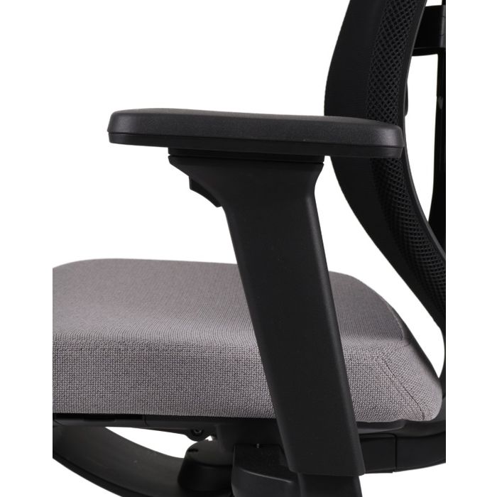 Grospol Ergonomiczny fotel biurowy 4U BS HD chrome tkanina Valencia - 12 kolorów