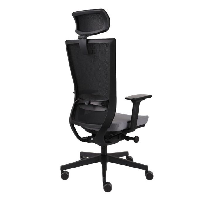 Grospol Fotel biurowy Marti BS HD black tkanina Synergy - 12 kolorów