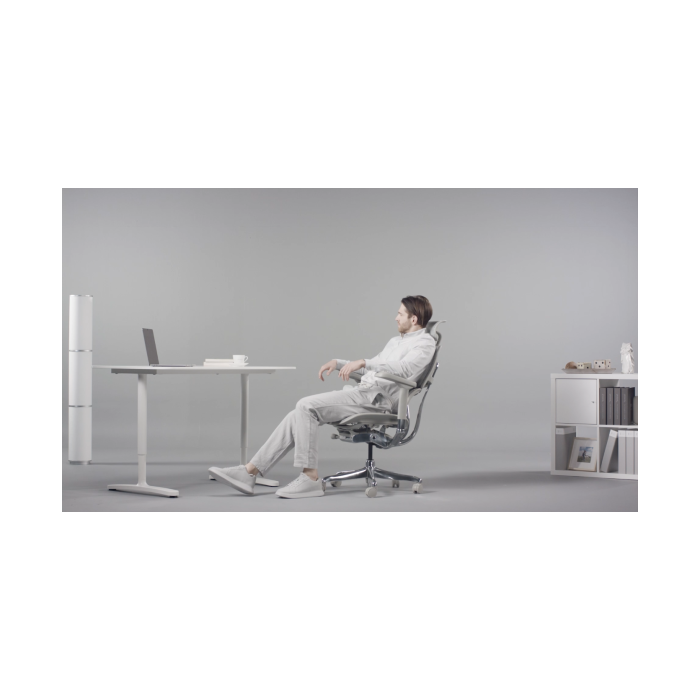 Fotel biurowy Grospol Ergohuman 2 Elite ST GS Grey